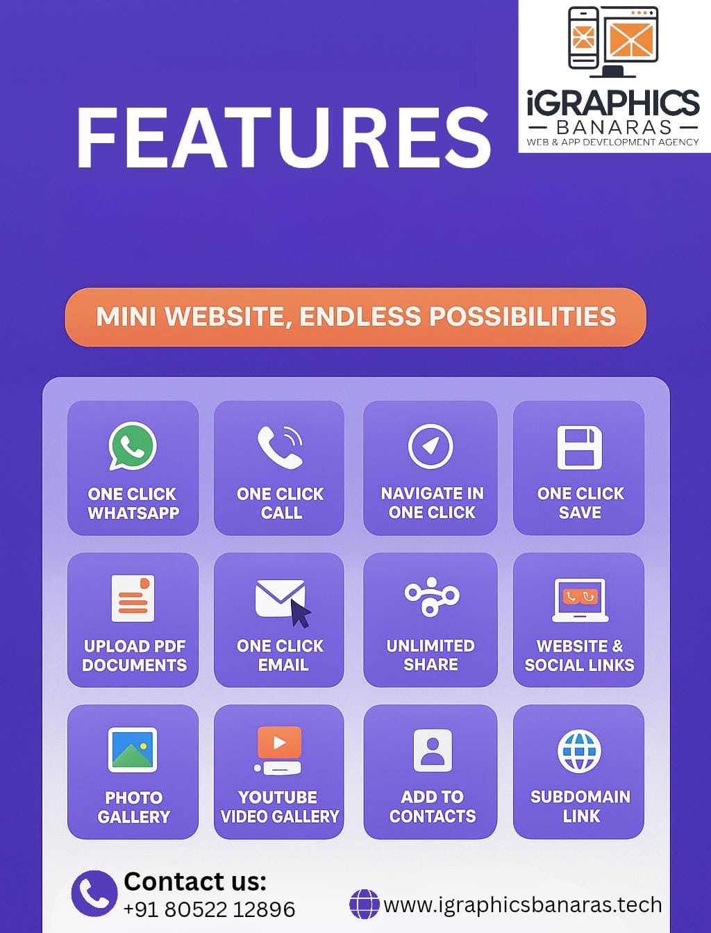 Mini Website Features