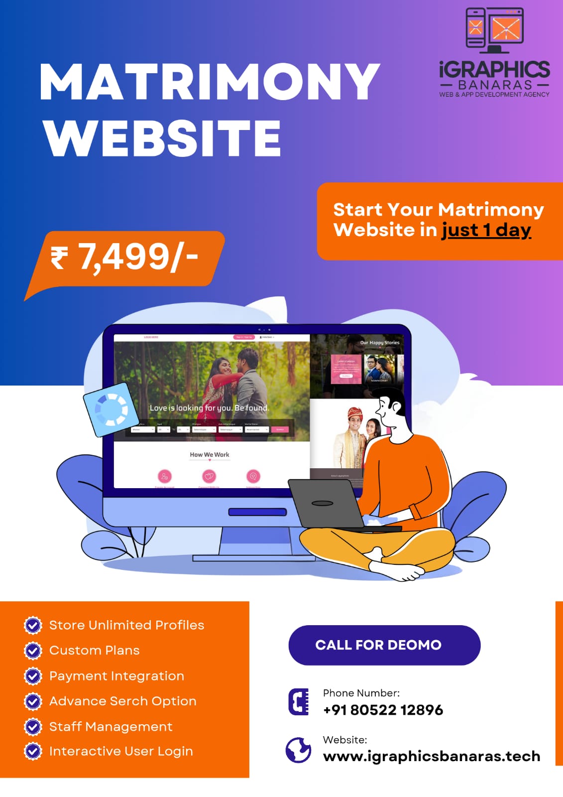 Matrimony Website Package